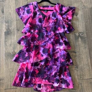 SLNY floral dress